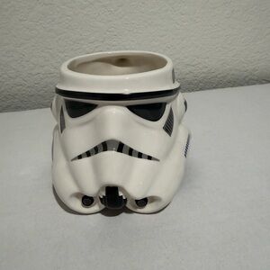 Star Wars Storm Trooper Sculpted Coffee Cup Mug White/ Black‎ #A116